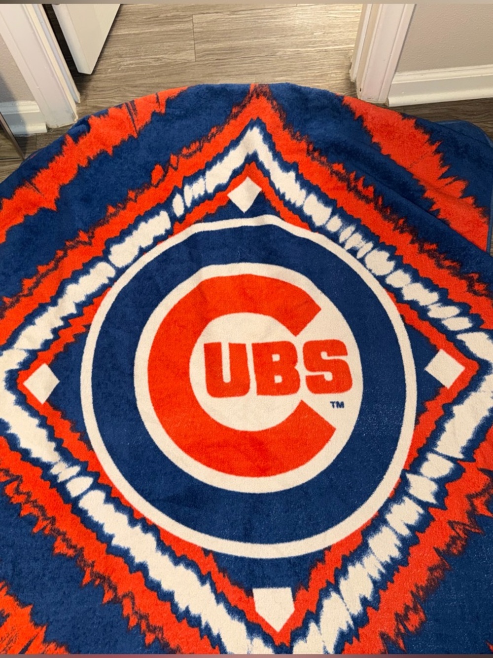Chicago Cubs MLB 60" x 80" Fleece Plush Throw Blanket Baseball Merchandise